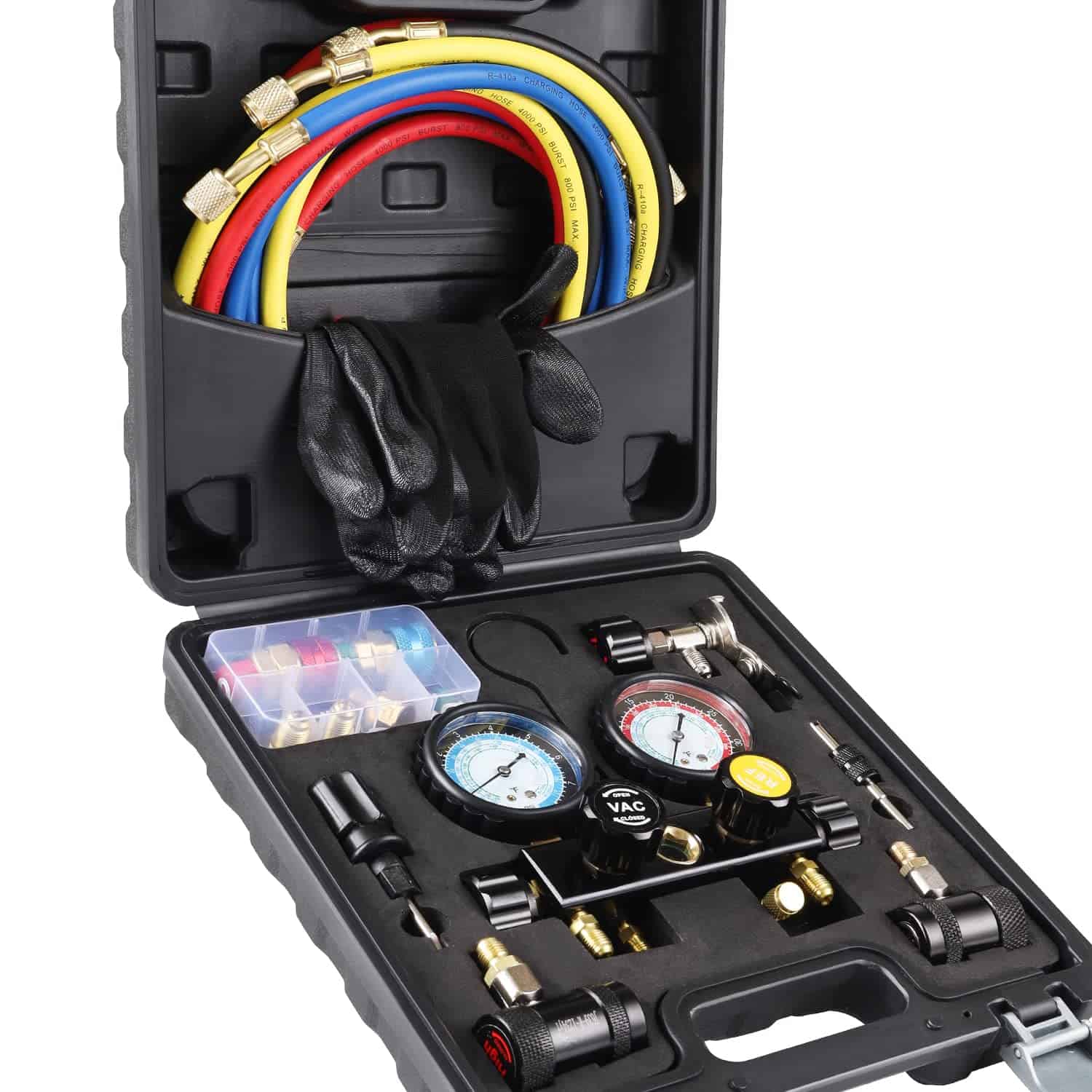 Juego de Manómetros para AC R1234YF R134A LICHAMP, Manifold