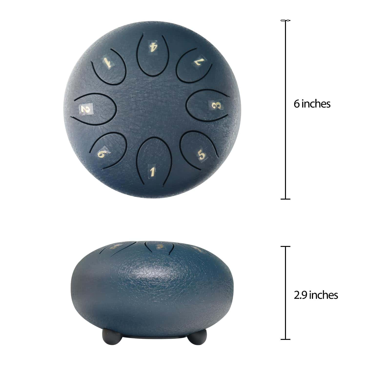 REGIS Tambor de Lengua de Acero 8 Notas 6 -Azul Marino - Imagen 4