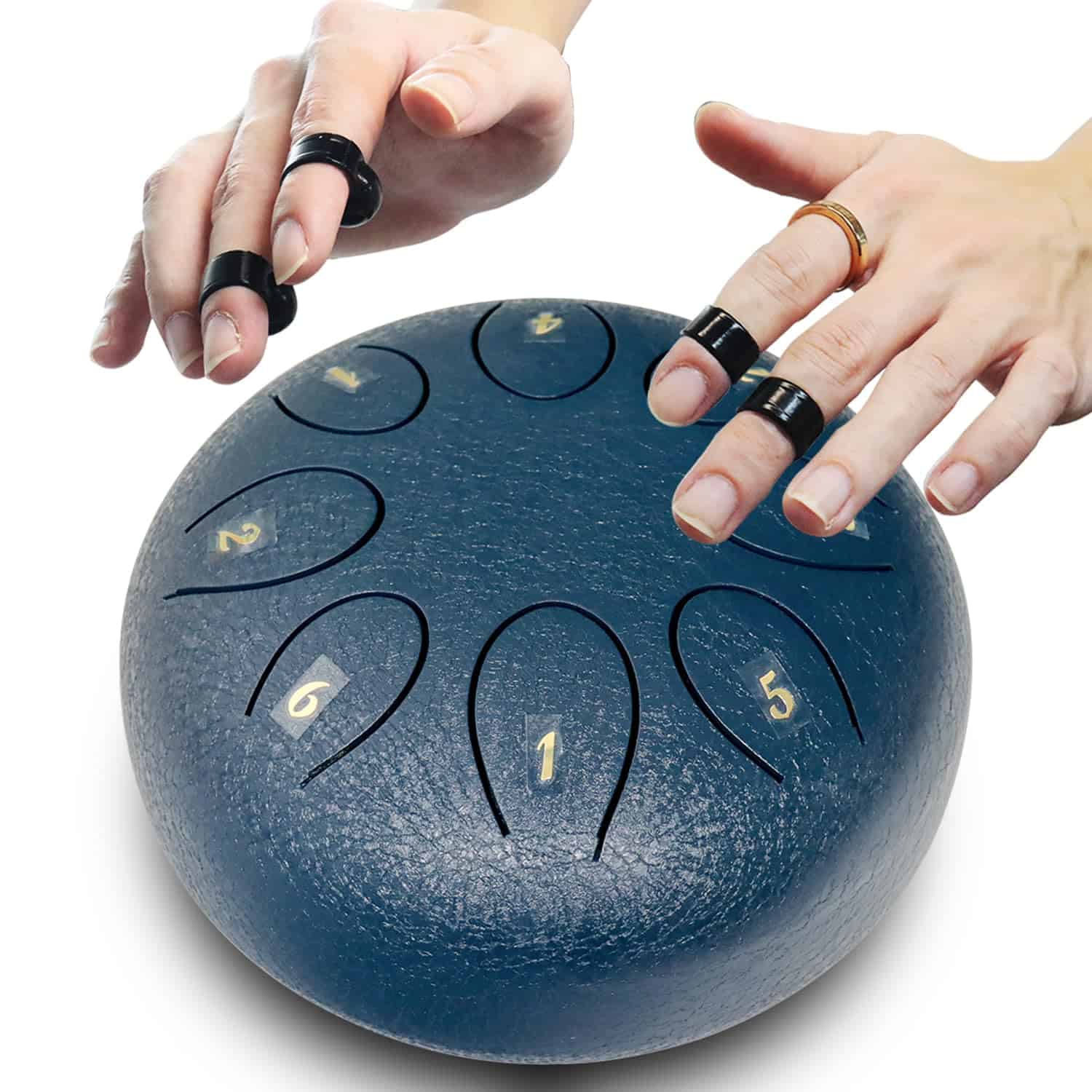 REGIS Tambor de Lengua de Acero 8 Notas 6 -Azul Marino - Imagen 6