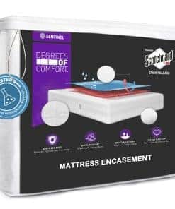 Protector de colchón Cal King, a prueba de ácaros y