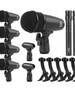 XTUGA Nuevo Kit de Micrófono Dinámico con Cable de 7 Piezas