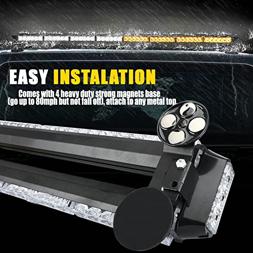 Barra de Luz de Emergencia Estroboscópica LED de 48" 102W - Imagen 6