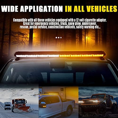 Barra de Luz de Emergencia Estroboscópica LED de 48" 102W - Imagen 5