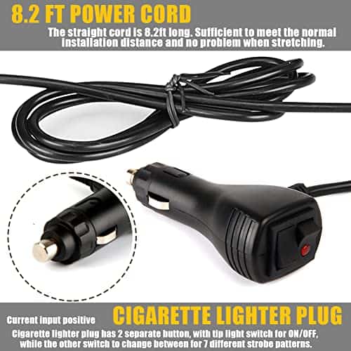 Barra de Luz de Emergencia Estroboscópica LED de 48" 102W - Imagen 10