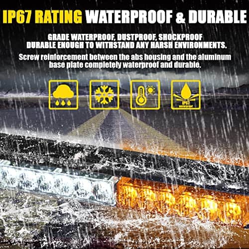 Barra de Luz de Emergencia Estroboscópica LED de 48" 102W - Imagen 4