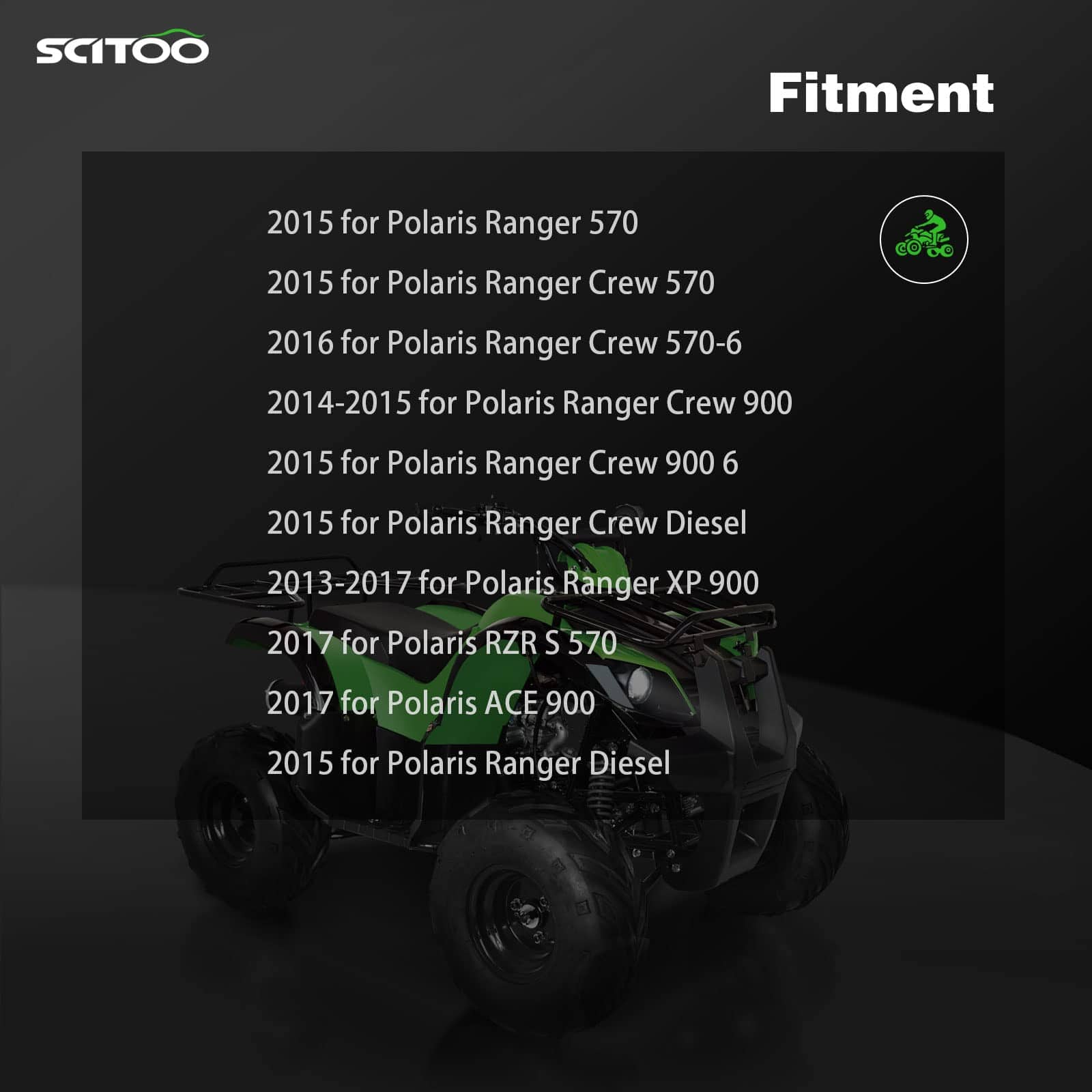 Eje CV Trasero SCITOO para Polaris Ranger XP 900 - Imagen 3