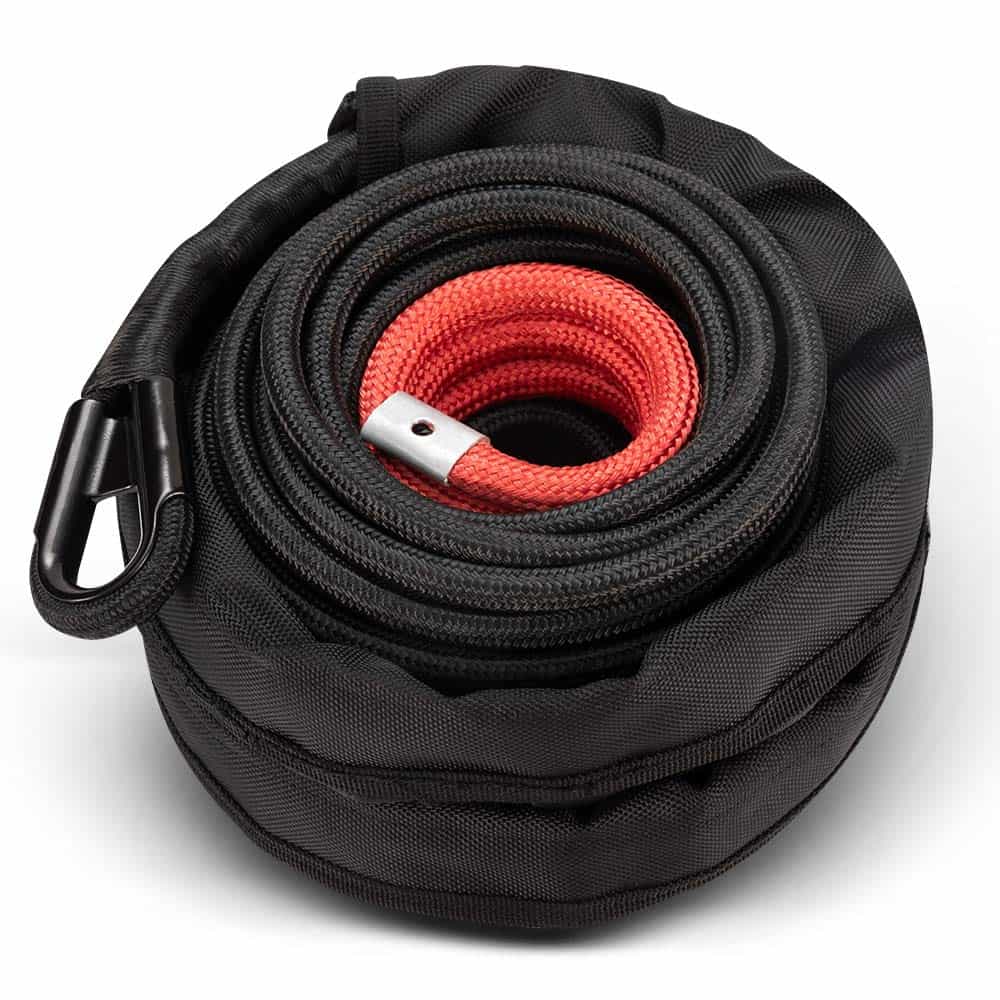 Cuerda sintética para winch BUNKER INDUST 3/8" x 85', Cable