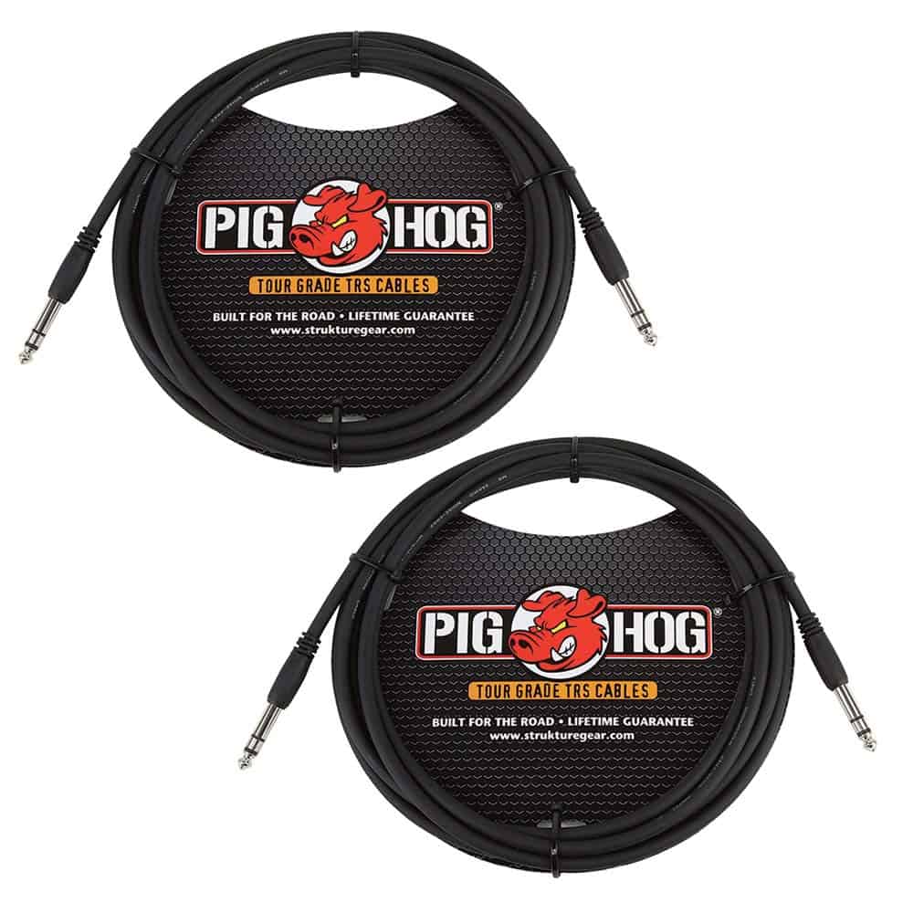 Cable de Instrumento TRS Pig Hog PTRS10 de Alto