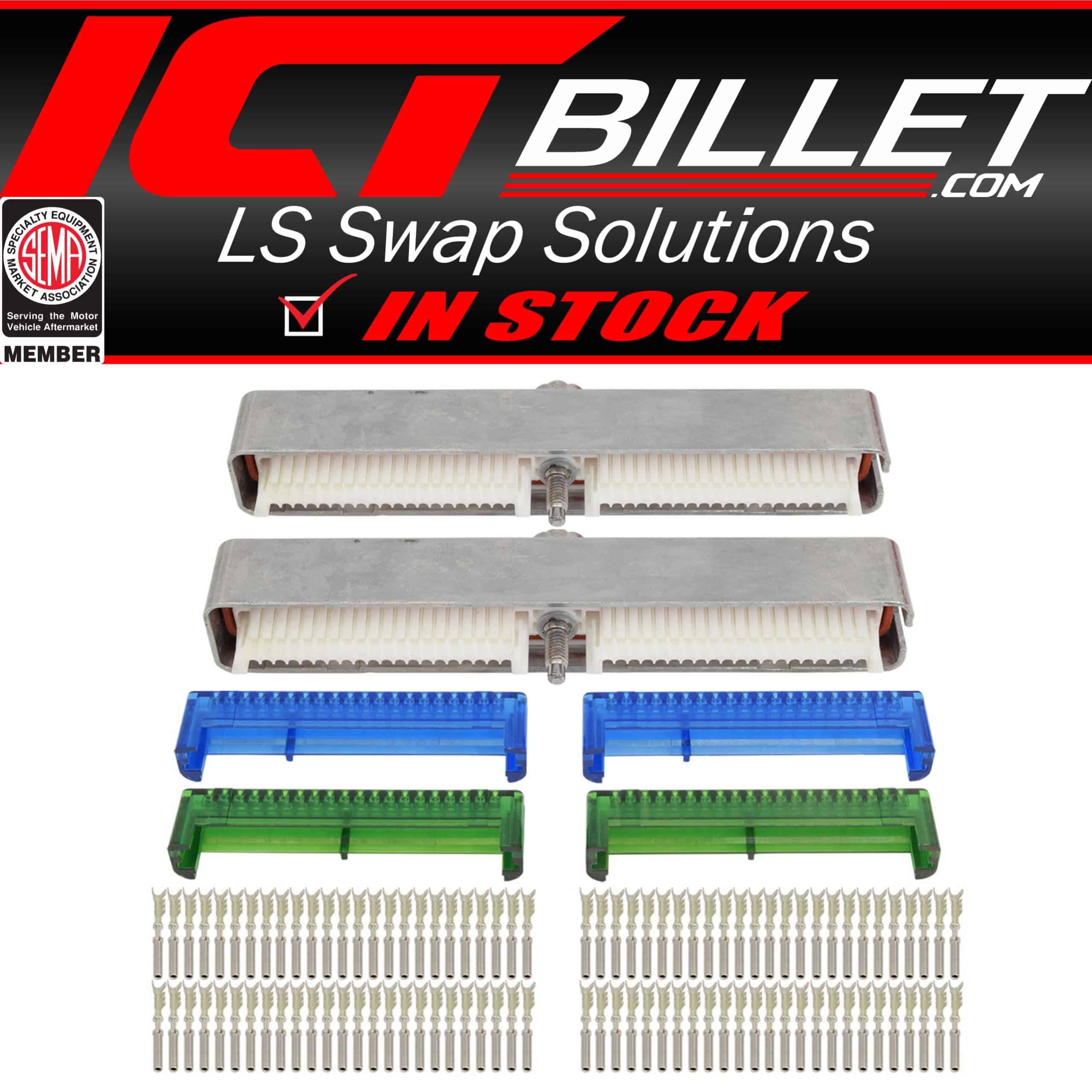 Kit de Conector de Computadora de Motor ECM Gen 3 LS Azul - Imagen 3