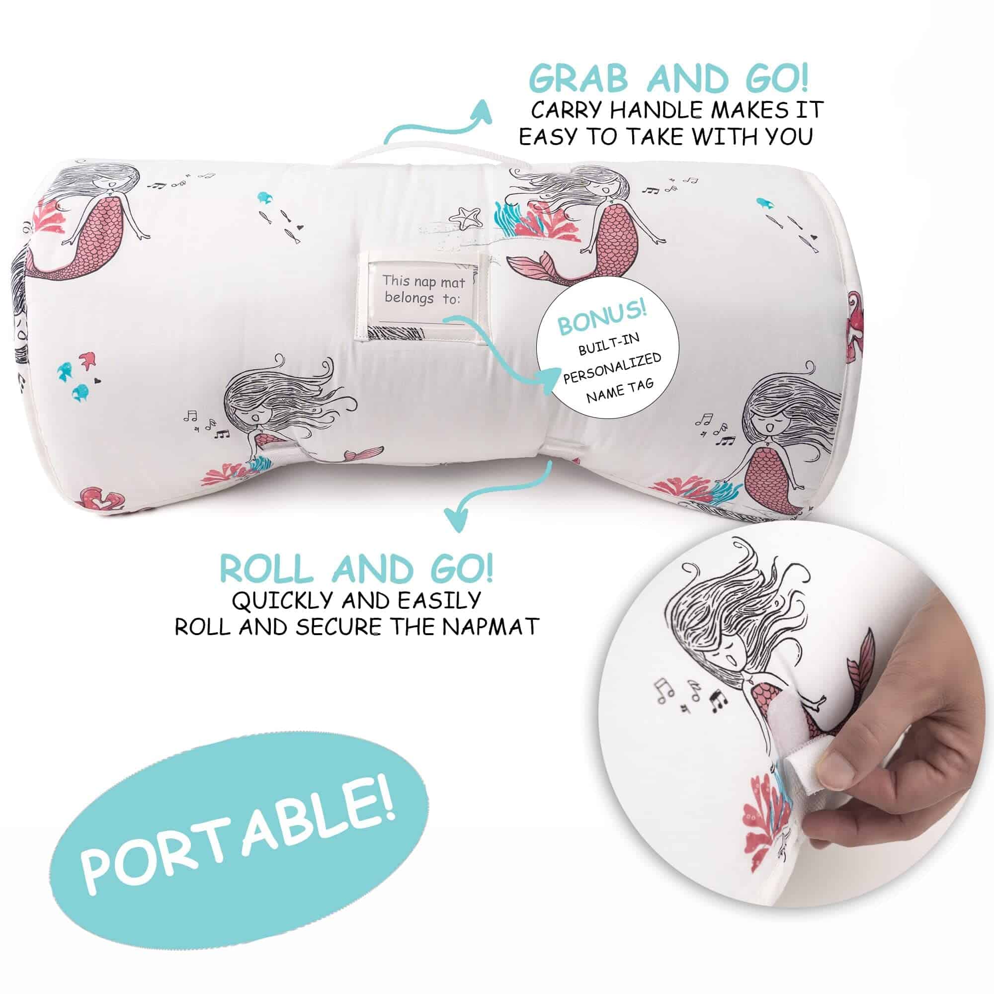 Colchoneta para la siesta de niños pequeños JumpOff Jo para - Imagen 4