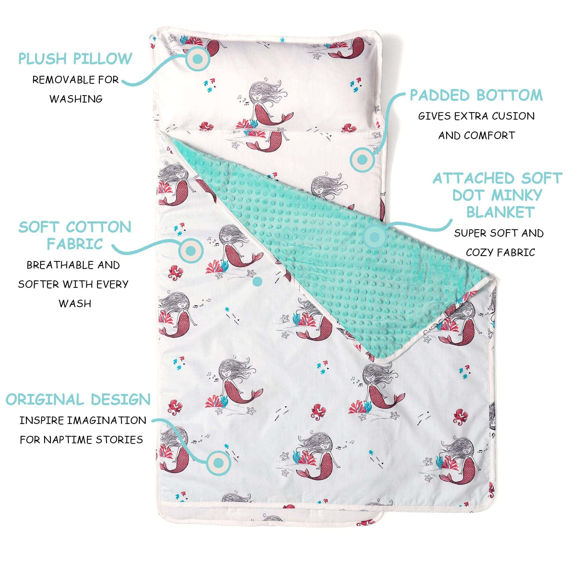 Colchoneta para la siesta de niños pequeños JumpOff Jo para - Imagen 3