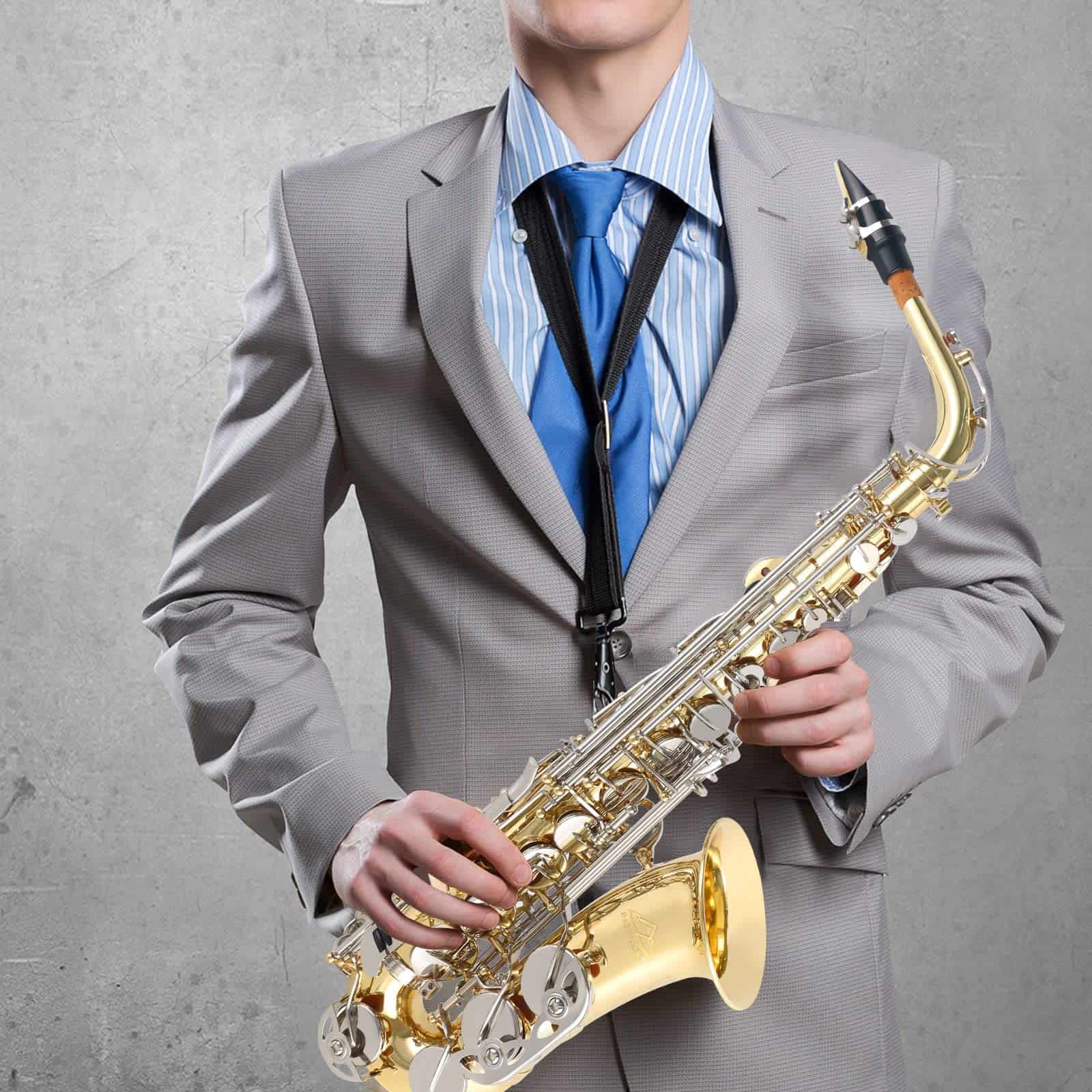 Saxofón Alto EASTROCK en Mi bemol con acabado antiguo Kit - Imagen 7