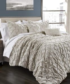 Set de Edredón de Pliegues Ravello de Lush Decor - Juego de