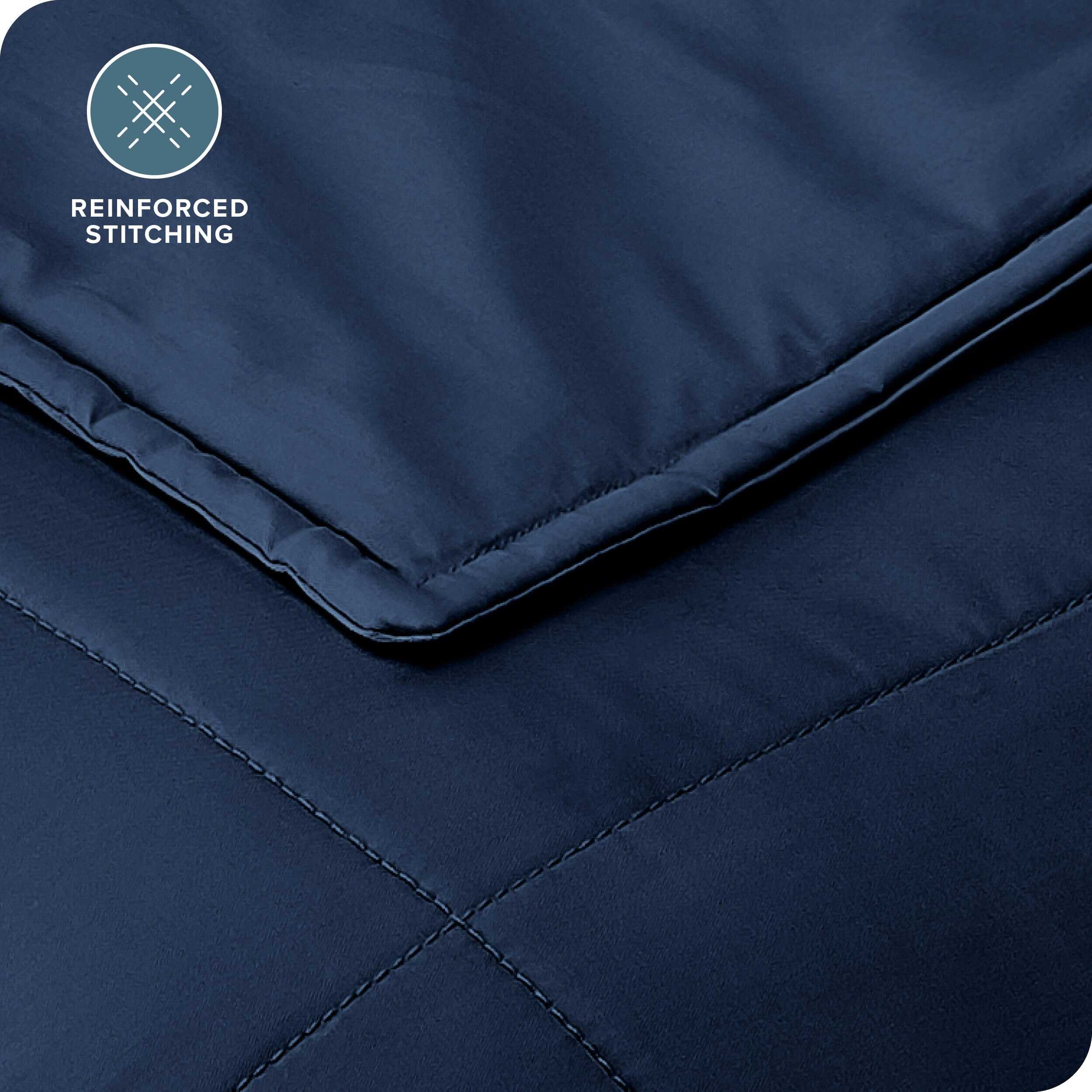 Manta Ponderada Bare Home 100% Algodón -Azul Oscuro - Imagen 7