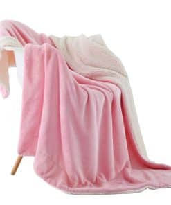 Manta de Forro Polar Reversible con Sherpa NANPIPER,