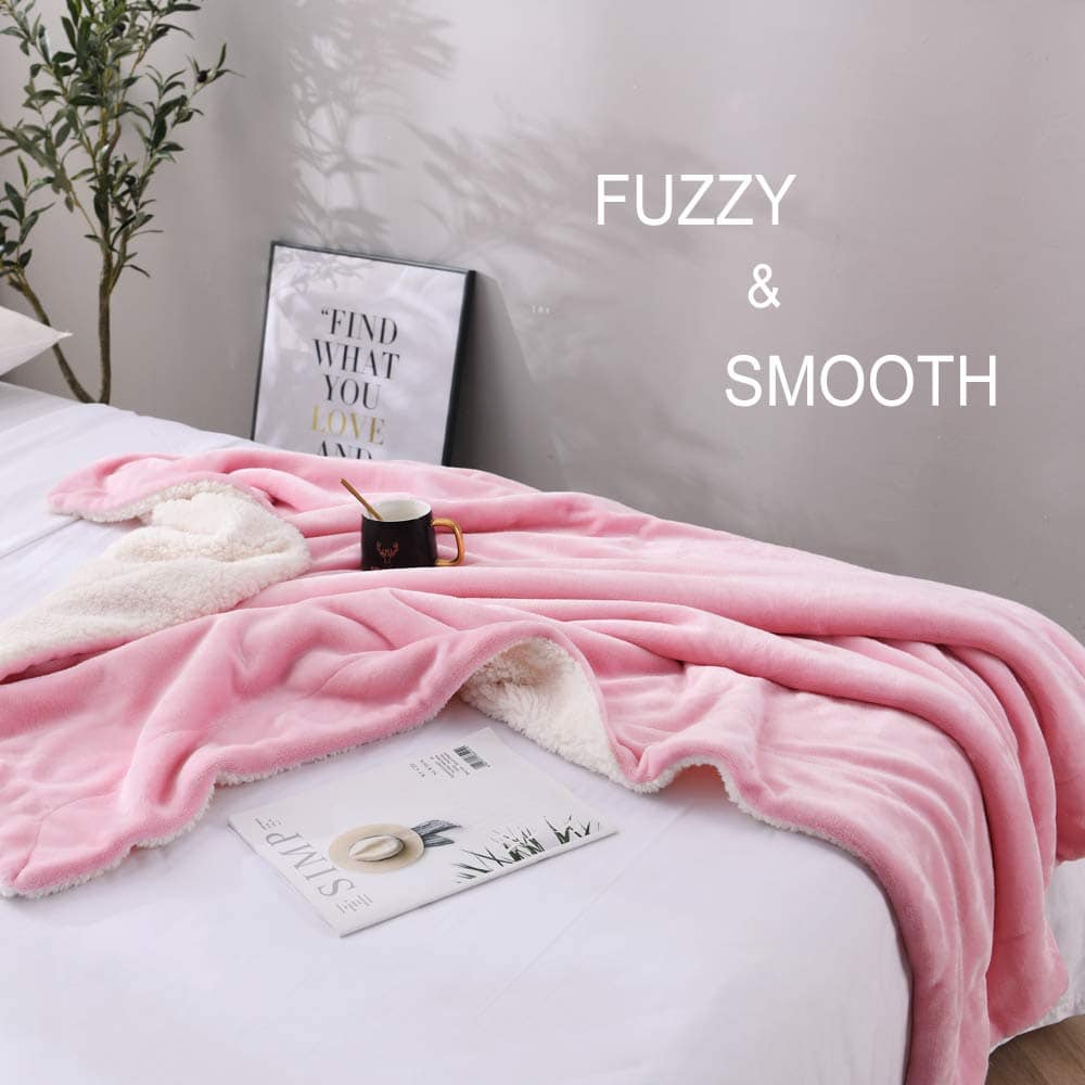 Manta de Forro Polar Reversible con Sherpa NANPIPER, - Imagen 7