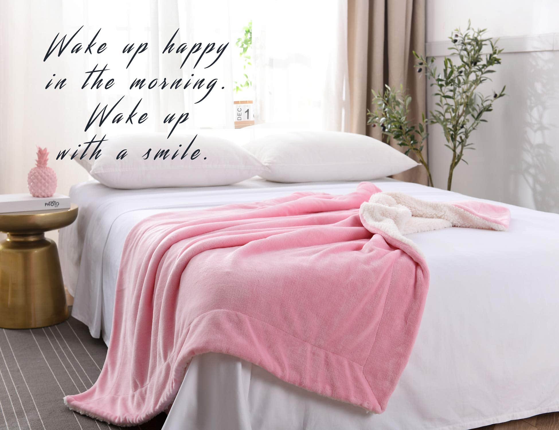 Manta de Forro Polar Reversible con Sherpa NANPIPER, - Imagen 8