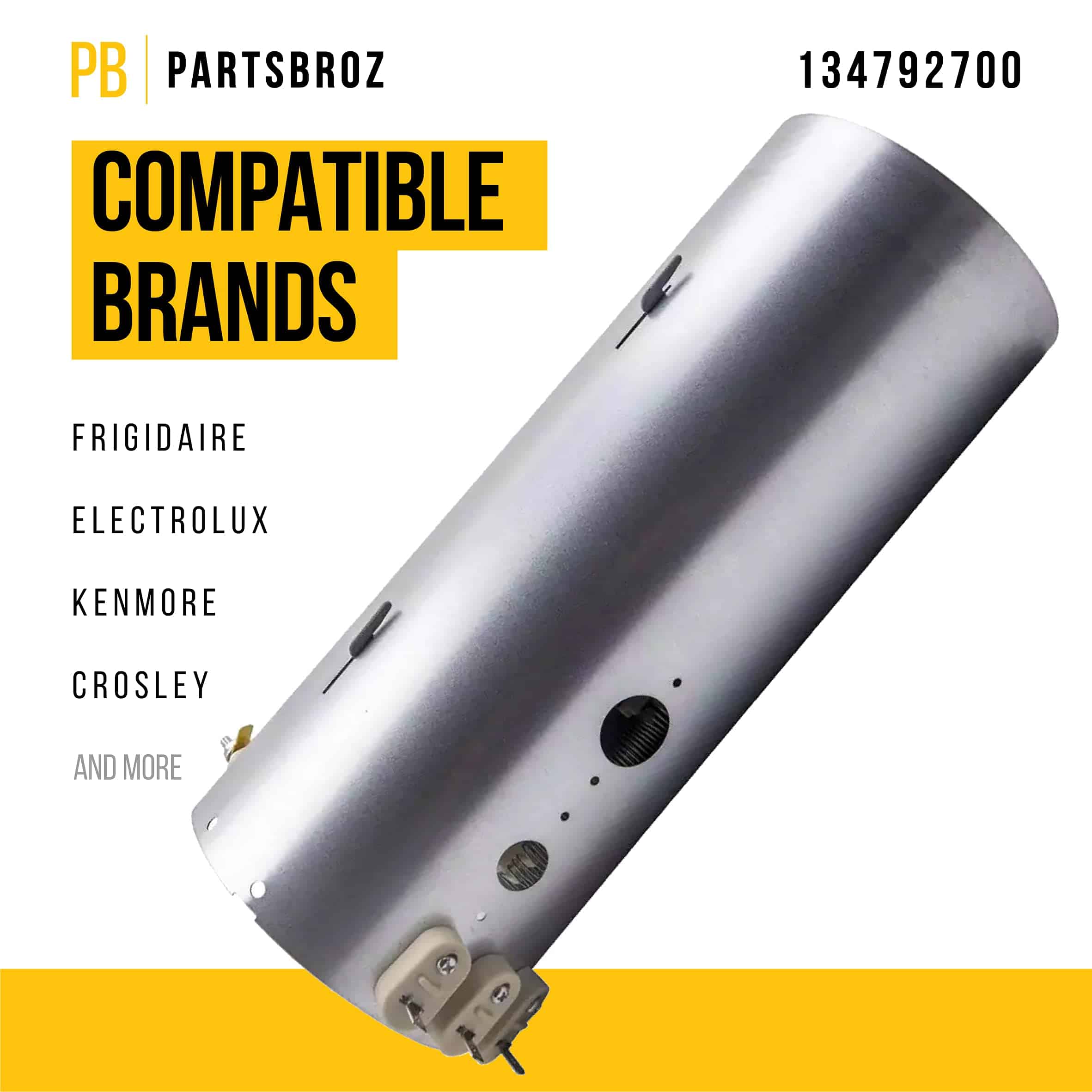 Elemento Calefactor de Secadora PartsBroz Número de Parte - Imagen 3