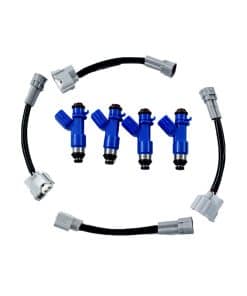 4X Inyectores de Combustible Nuevos 410cc con Adaptadores