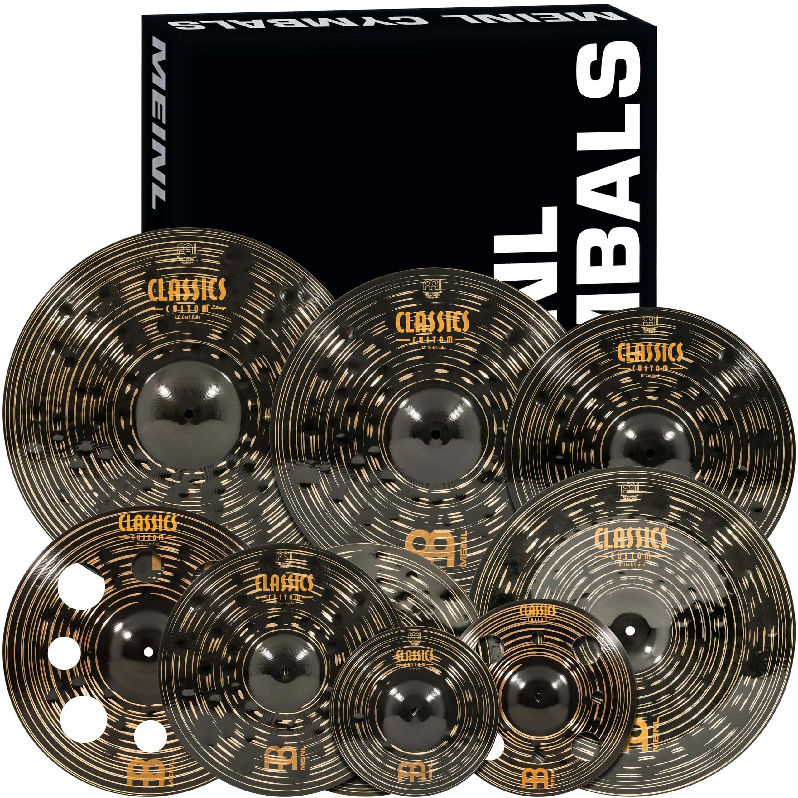 Set de Platillos Meinl Cymbals Classics Custom Dark para