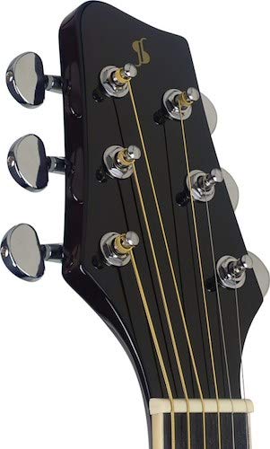 Guitarra Acústica Stagg de 6 Cuerdas, Diestro (SA35 DS-BK) - Imagen 5