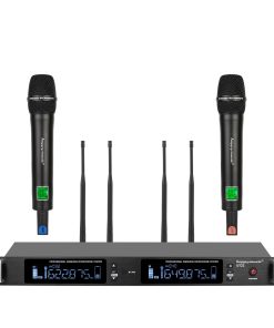 Sistema de Micrófono Inalámbrico Profesional UHF