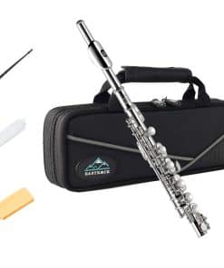 Eastrock Piccolo con llave de C niquelado 2 piezas para