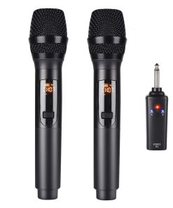 Kithouse K380S Micrófono Inalámbrico Recargable UHF Dual