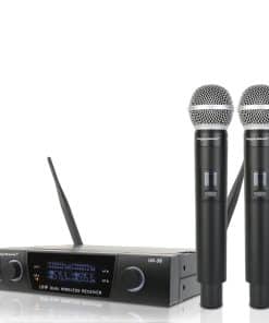 Sistema de Micrófono Inalámbrico Profesional UHF de 2