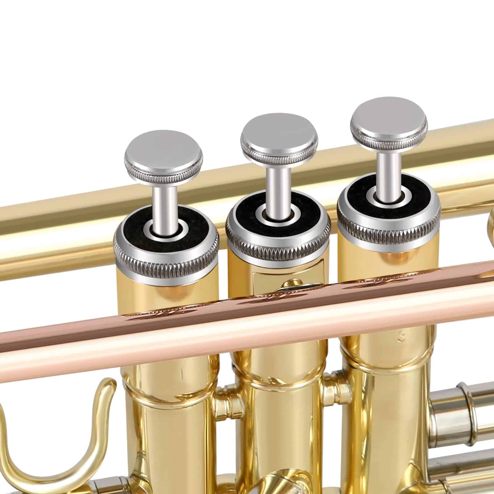 Trompeta Bb EASTROCK Set Estándar con Estuche, Guantes, - Imagen 3