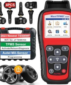 Autel MaxiTPMS TS508WF Completo con 4 sensores de caucho de