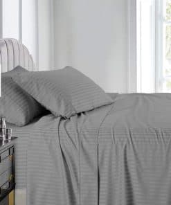 Juego de Sábanas a Rayas de Royal Hotel Bedding - 600 Hilos