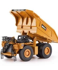 Camión volquete de metal pesado a escala 1/40, juguete de