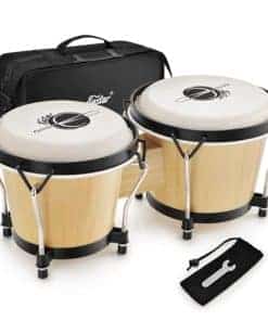 Bongos Eastar de 6" y 7" Instrumento de Percusión de Madera