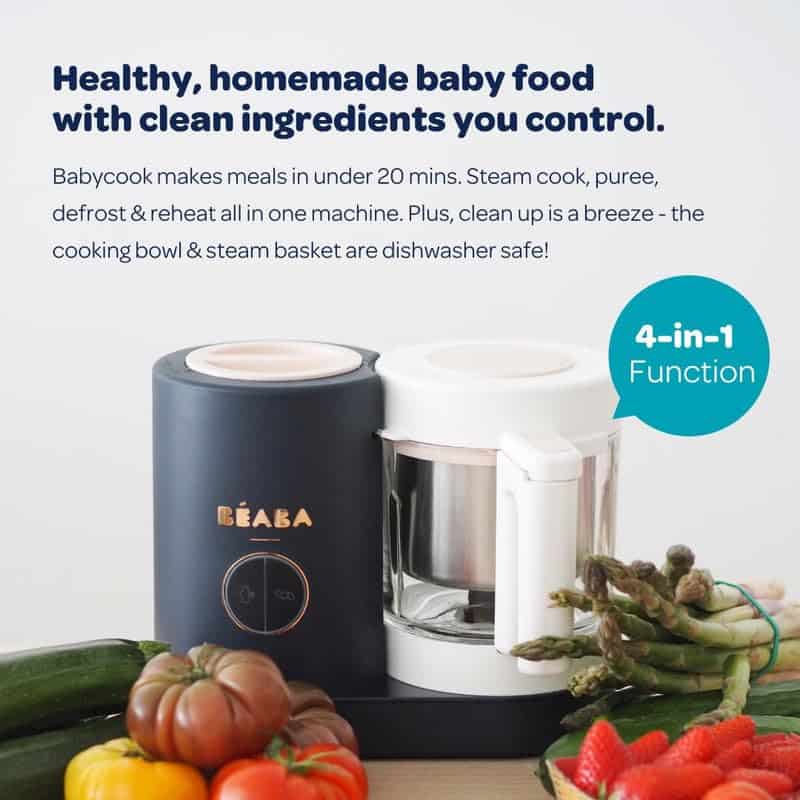 BEABA Babycook Neo, Procesador de alimentos para bebés de - Imagen 7