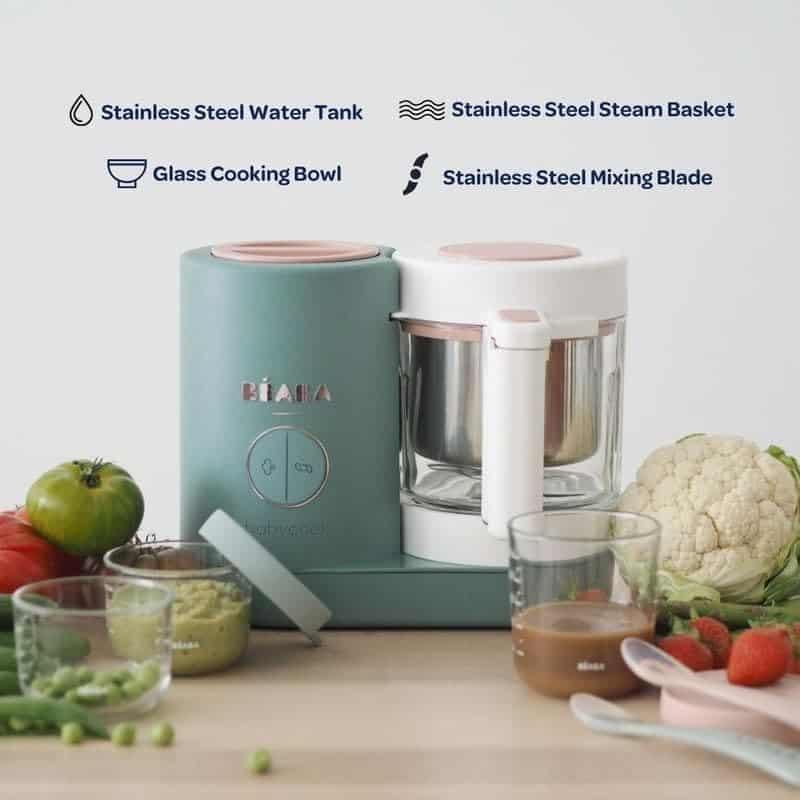 BEABA Babycook Neo, Procesador de alimentos para bebés de - Imagen 5