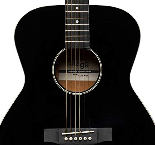 Guitarra acústica de 6 cuerdas Stagg, diestra (SA35 A-BK) - Imagen 4