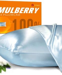 Funda de Almohada de Seda 100% Morera para el Cabello y la