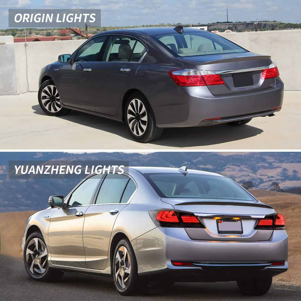 VLAND Faros Traseros LED para Honda Accord 8th Gen Sedán - Imagen 4