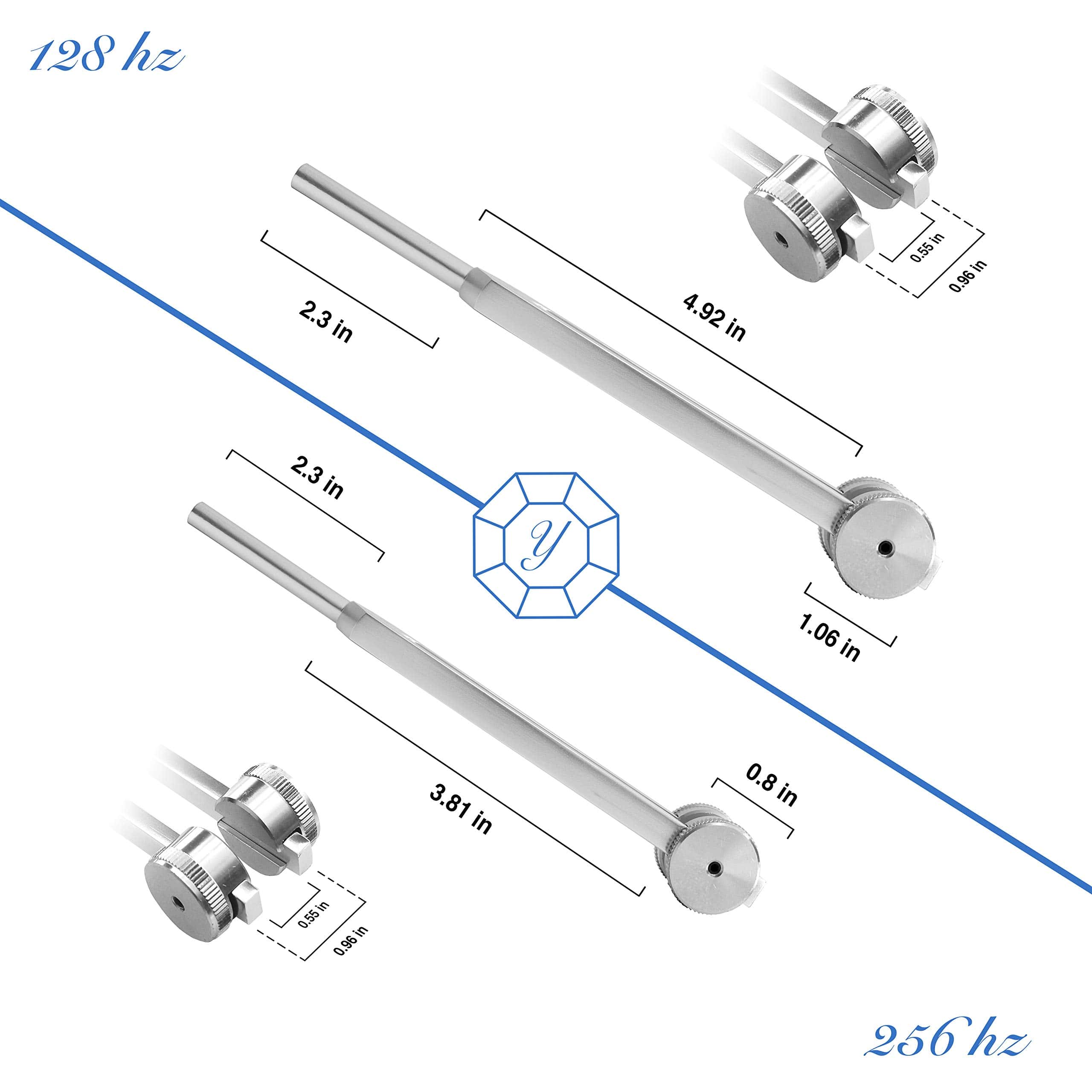 Diapasón YOMMI Hz 128 Instrumento de Curación Médica - - Imagen 5