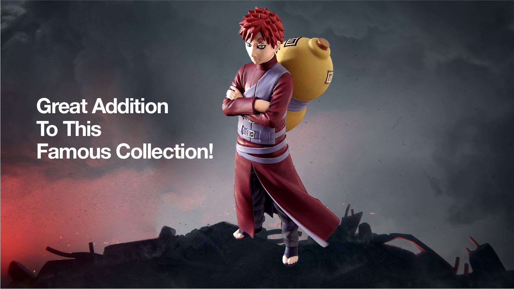 Figura de Acción Naruto Shippuden: Gaara de 6 Pulgadas - Imagen 7