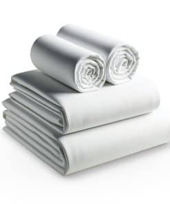 Juego de sábanas blancas Bunny's Home de 4 piezas 1000