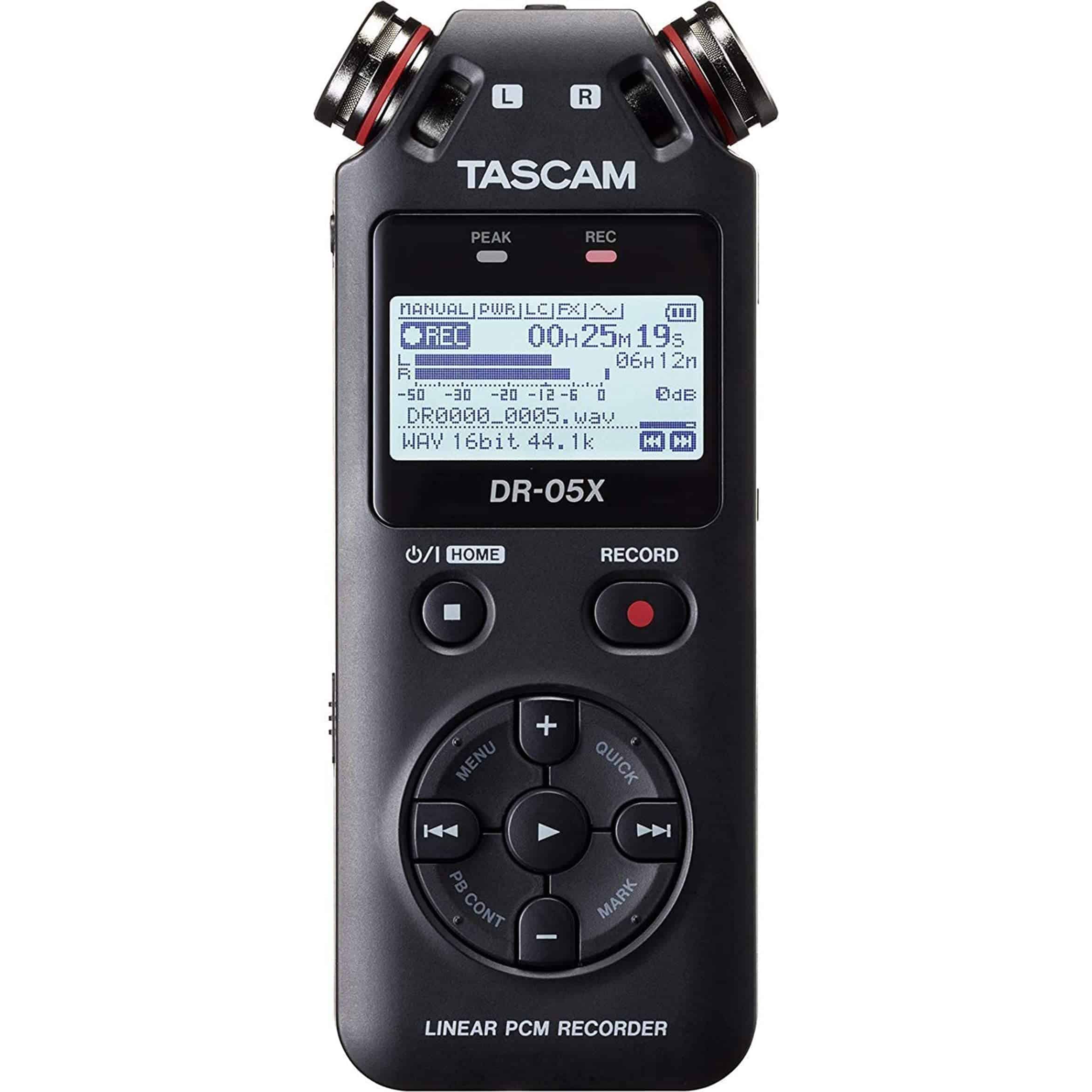 Grabadora de Audio Estéreo Portátil/Salida USB Tascam DR-05X