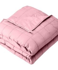 Manta Ponderada Bare Home 100% AlgodÃ³n Natural con Perlas