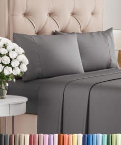 Juego de sábanas King Size de 400 hilos de algodón -