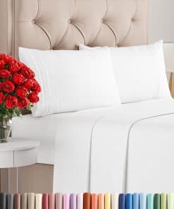 Juego de Sábanas Cal King de 400 Hilos de Algodón - Sábanas