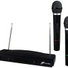 Sistema de Micrófono Inalámbrico VHF de Doble Canal