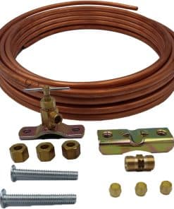 Kit de Línea de Agua de Nevera para Hacer Hielo de Cobre de