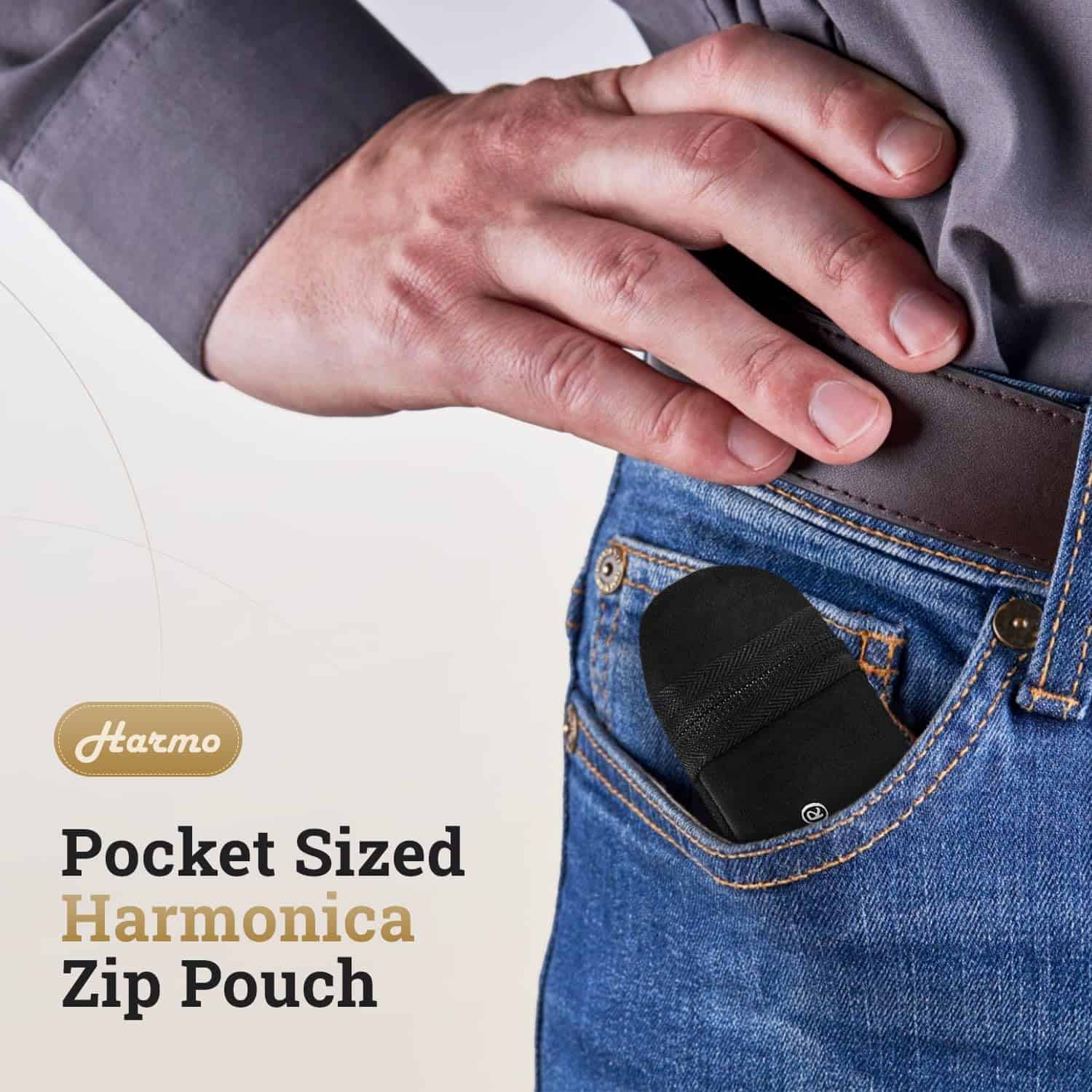 Estuche de armónica Harmo para armónica cromática de 16 - Imagen 7