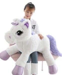 Peluche gigante de unicornio Sofipal, suave almohada de